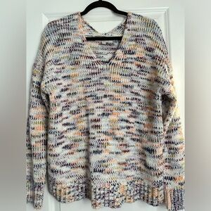 LOFT Heavy Knit V-Neck Sweater Sz. M